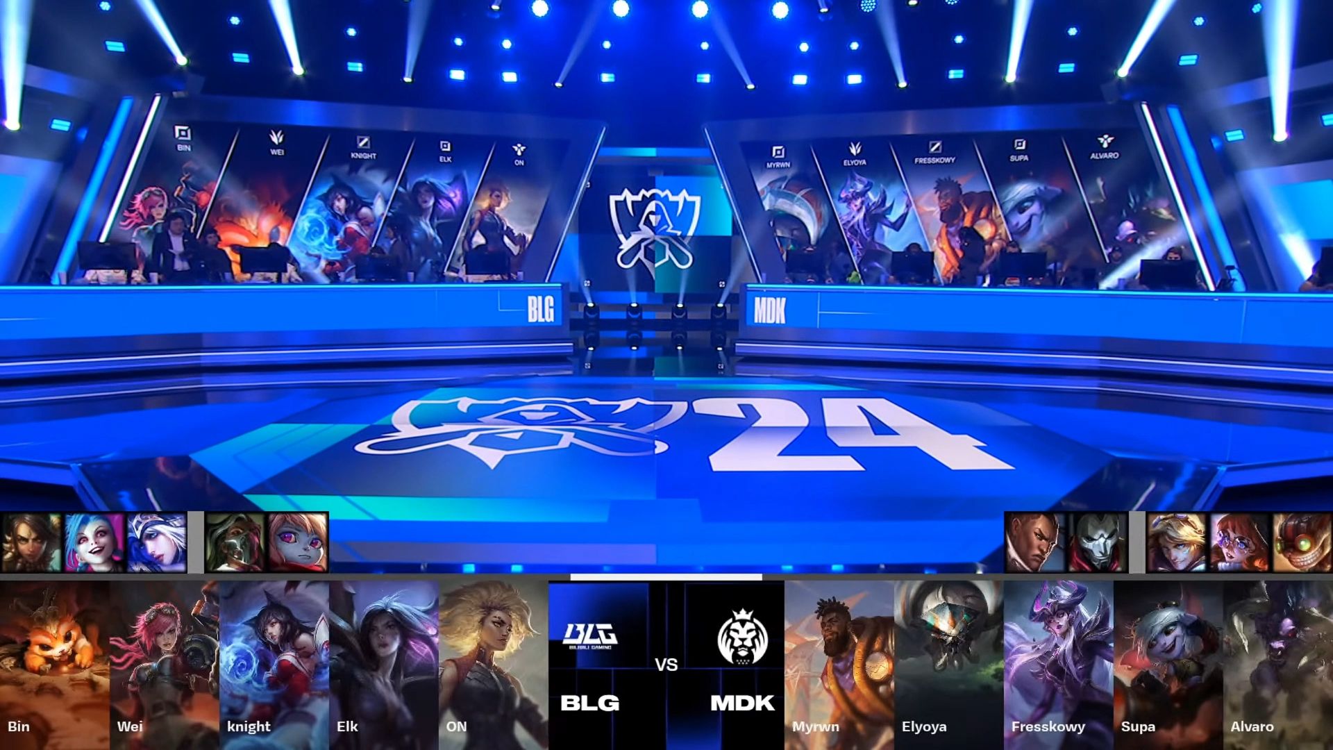 LNG Esports 的首发阵容今天：上路选手 ZIKA ，中路选手 haichao ，下路选手 Photic